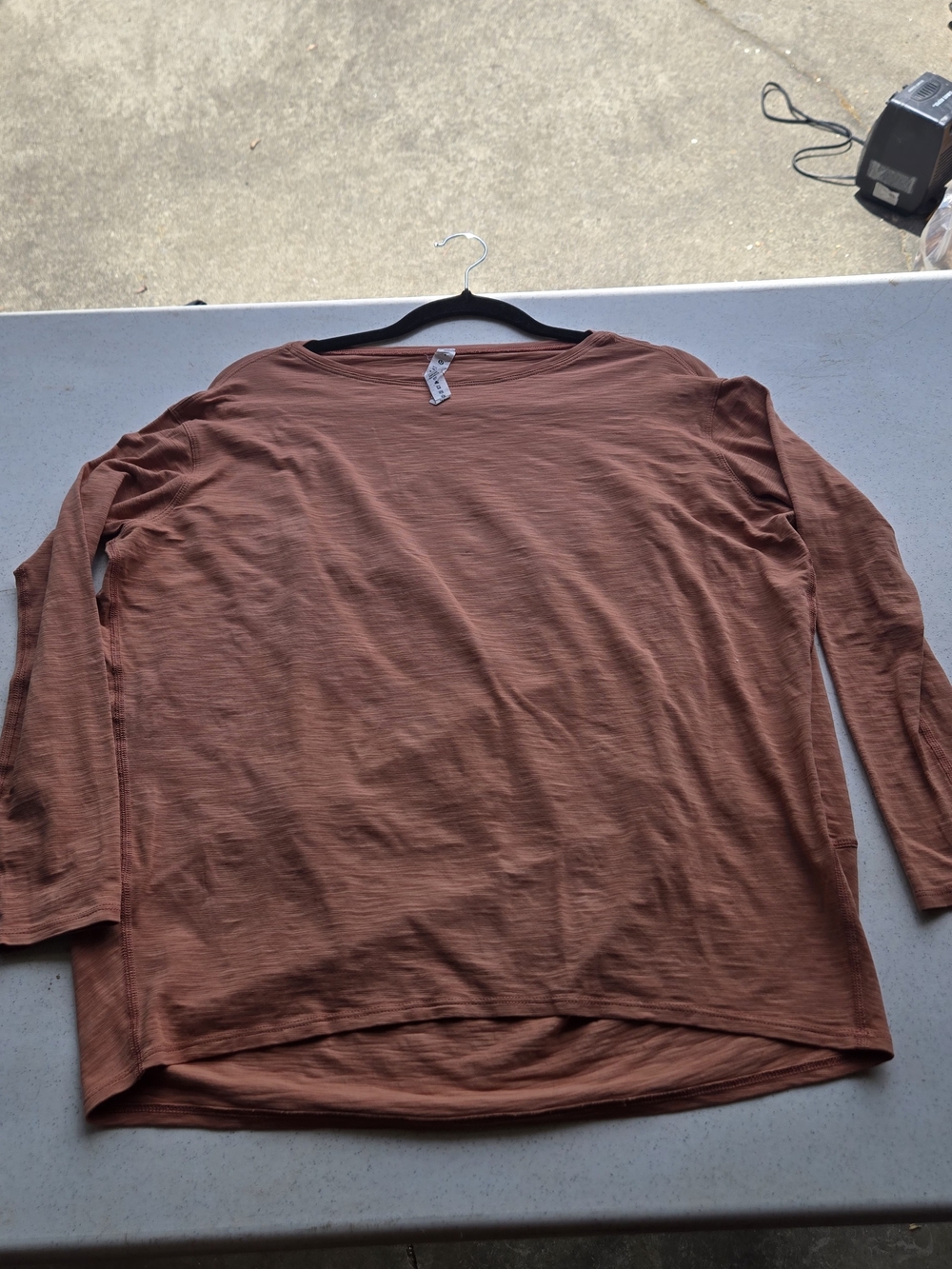 lululemon athletica Long-Sleeve Top in Rust